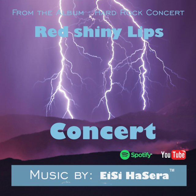 Red shiny Lips - Concert